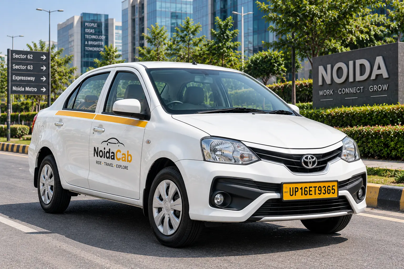 Etios available for one way taxi from Noida